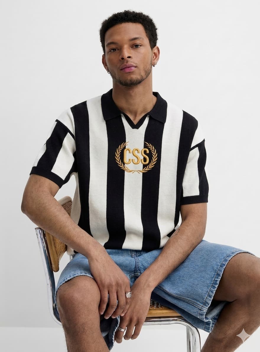 Maillot jersey raye